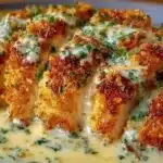 Crispy Parmesan Chicken with Creamy Garlic Sauce with Crispy Cheesy Coating 3 crispy parmesan chicken with creamy garlic sauce 2026 04 25 175537 1024x574 1