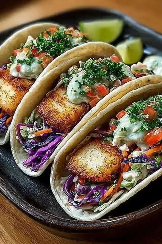 Fish Tacos for a Quick Family Dinner 2 Fish Tacos