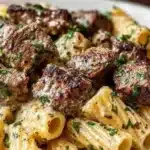 Homemade Garlic Butter Steak Rigatoni Everyone Will Love 3 garlic butter steak rigatoni 2026 04 01 115836 1024x574 1
