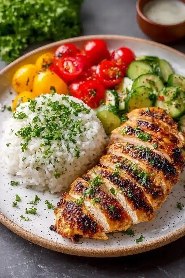Healthy Grilled Chicken Plate