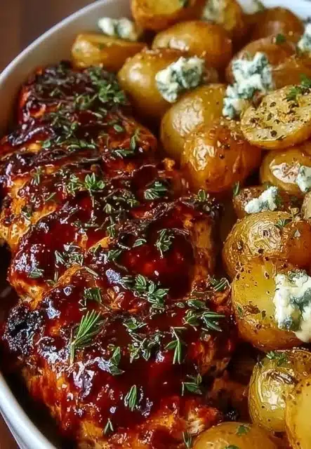 Honey BBQ Chicken and Potatoes