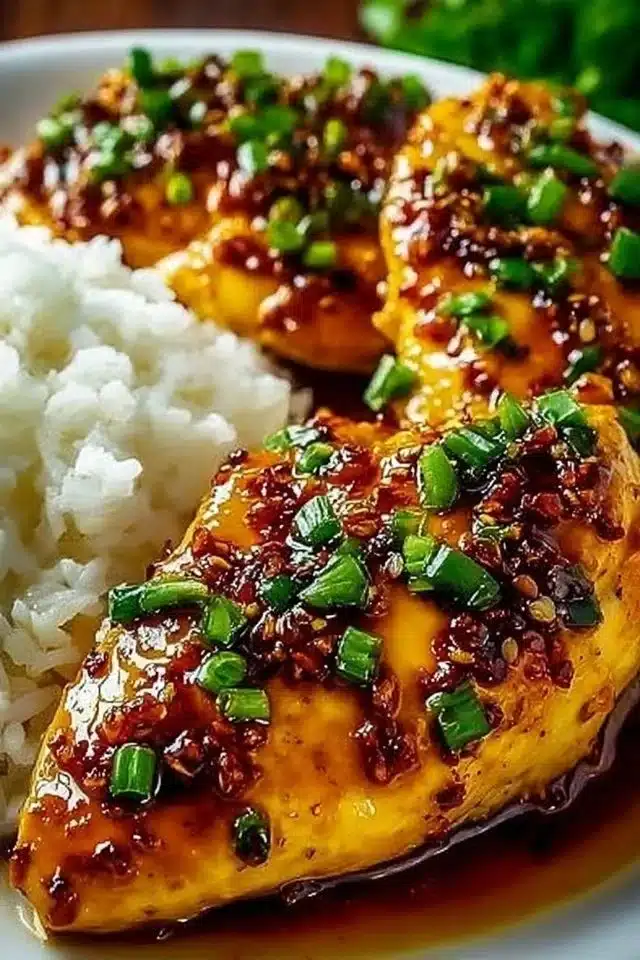 Honey Garlic Chicken Breasts