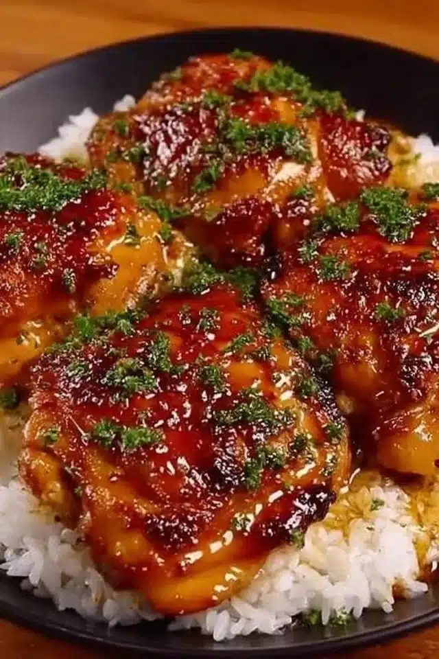 Honey Garlic Lemon Pepper Chicken Thighs with Simple Ingredients 2 Honey Garlic Lemon Pepper Chicken Thighs