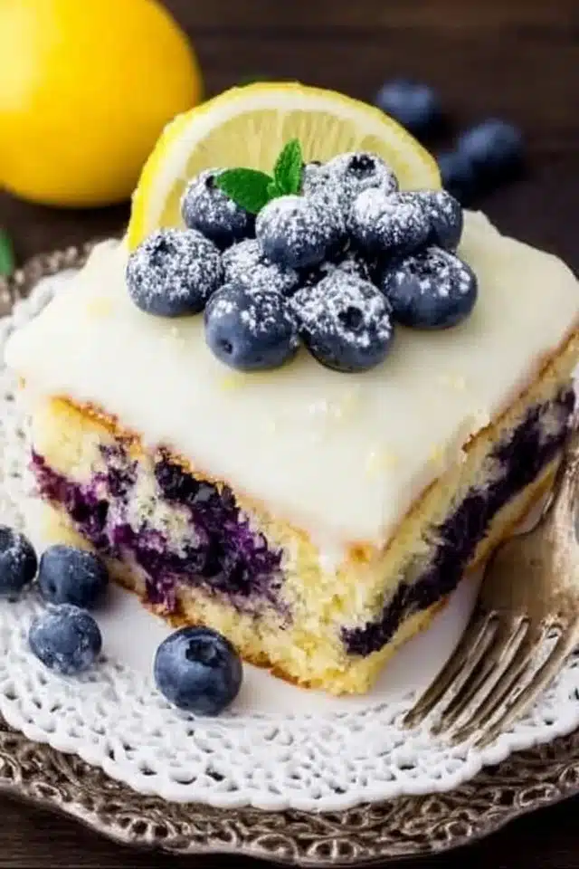 Lemon Blueberry Cake