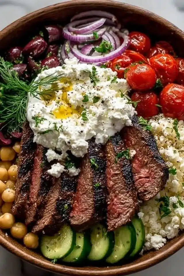 Mediterranean Steak Bowl