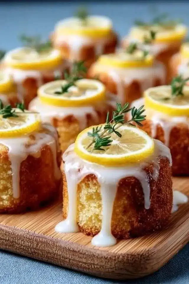 Mini Lemon Drizzle Cakes