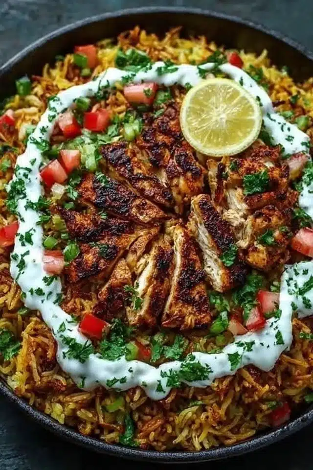 One Pot Chicken Shawarma Rice