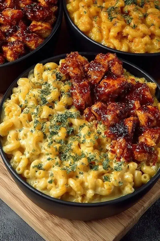 One-Pot Honey BBQ Chicken Mac and Cheese