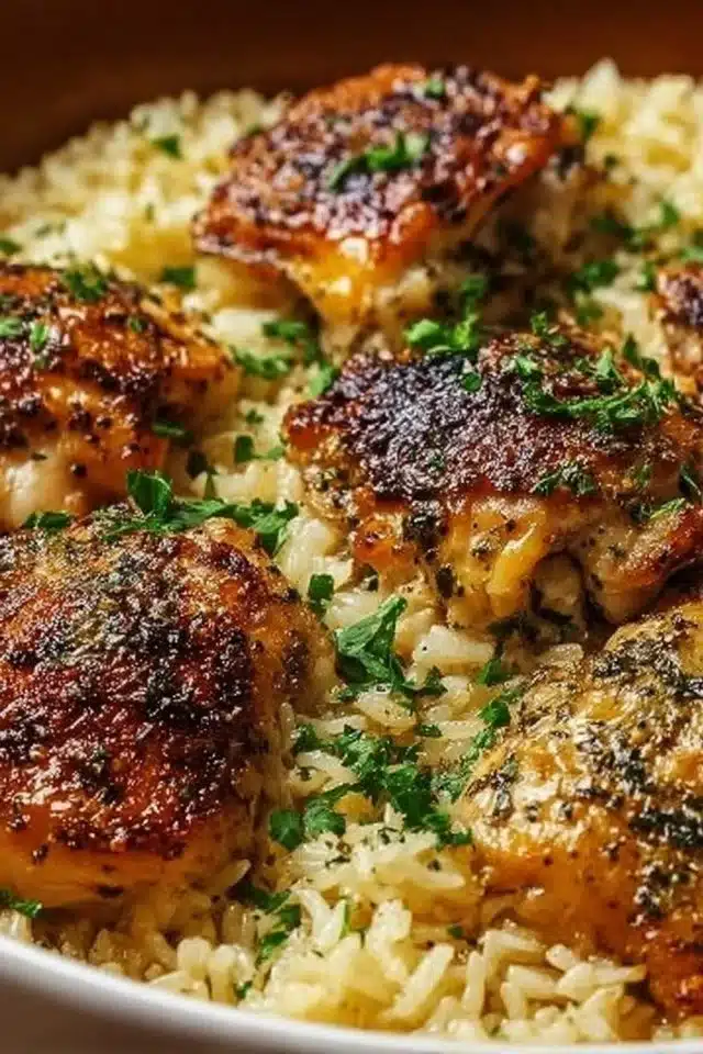 Oven-Baked Chicken and Rice Recipe 2 Oven-Baked Chicken and Rice Recipe