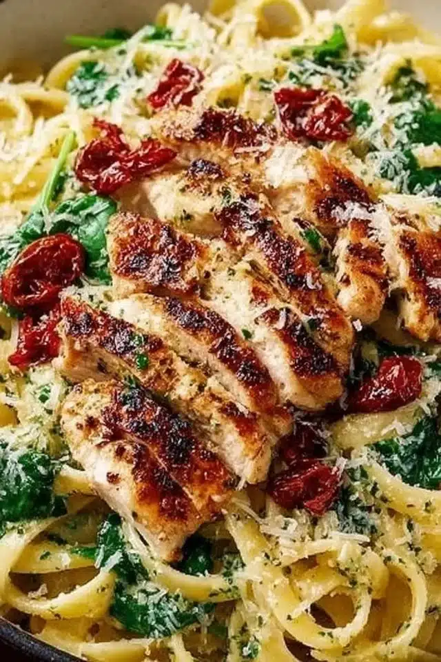 The Best Pesto Pasta with Chicken for Busy Weeknights 2 Pesto Pasta with Chicken