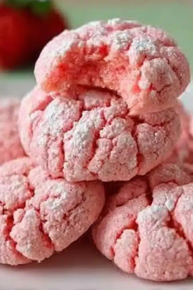 Strawberry Shortcake Cookies