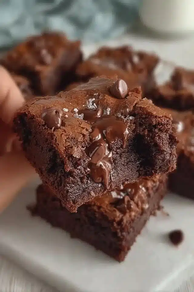 The BEST Brownies with Deep Chocolate Flavor 2 The BEST Brownies
