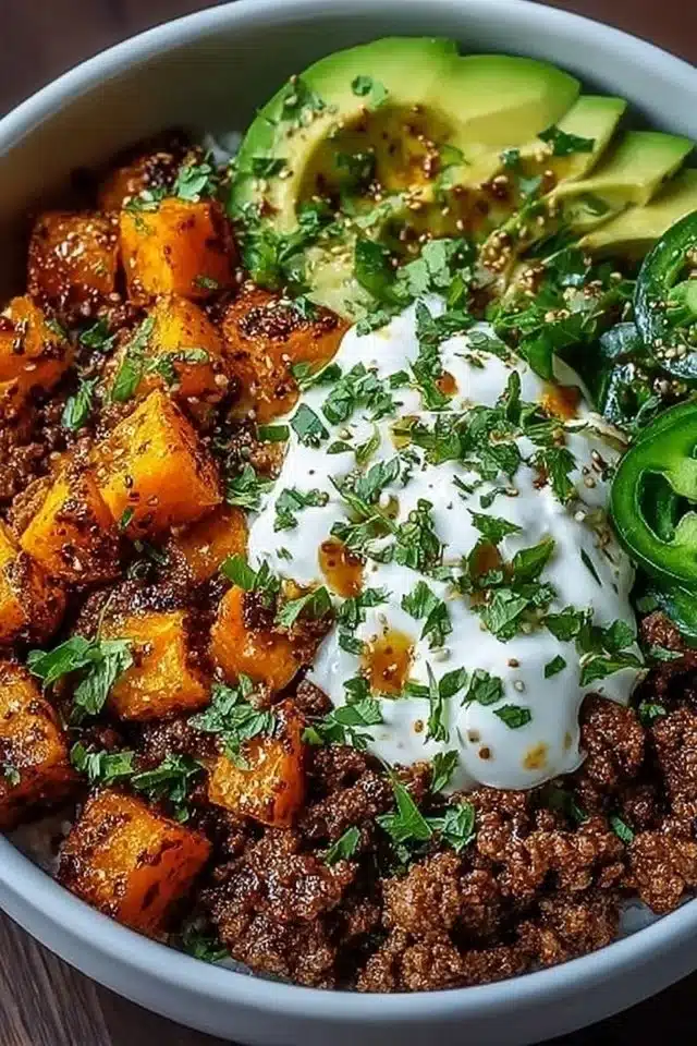 Viral Ground Beef Hot Honey Bowl 2 Viral Ground Beef Hot Honey Bowl