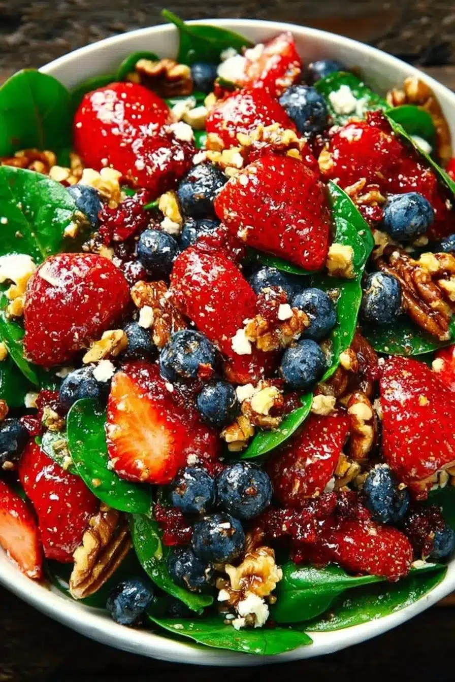 30-Minute Strawberry Spinach Salad for Fresh and Easy Summer Meals 2 30-Minute Strawberry Spinach Salad