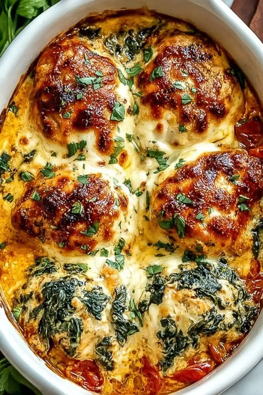 Baked Tuscan Chicken Casserole That’s Creamy and Comforting 2 Baked Tuscan Chicken Casserole