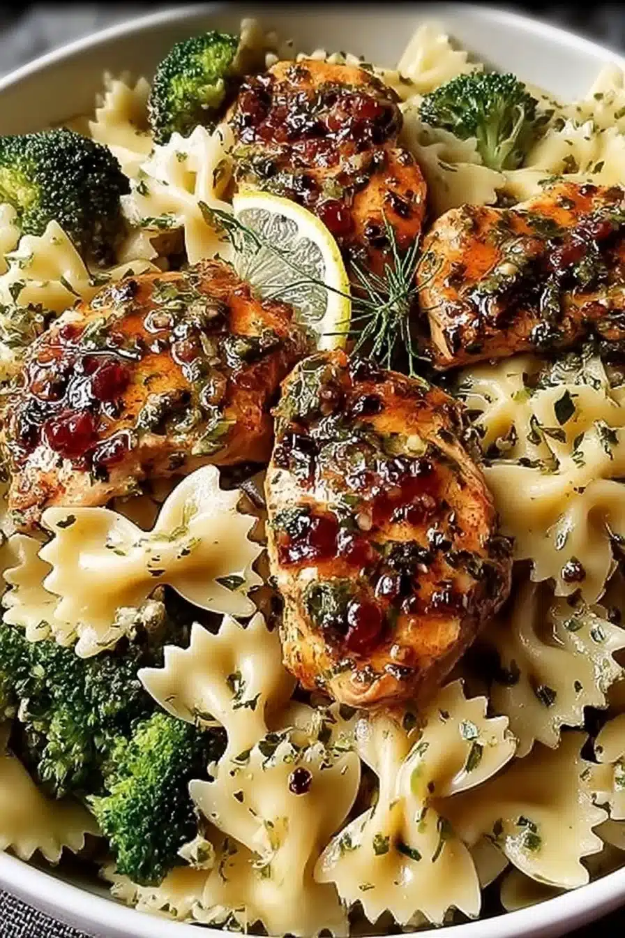 Cowboy Butter Lemon Bowtie Chicken with Broccoli for a Bright and Comforting Dinner 2 Cowboy Butter Lemon Bowtie Chicken with Broccoli