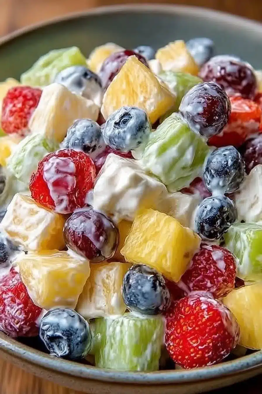 Best Creamy Fruit Salad Recipe for Fresh Family Gatherings 2 Creamy Fruit Salad