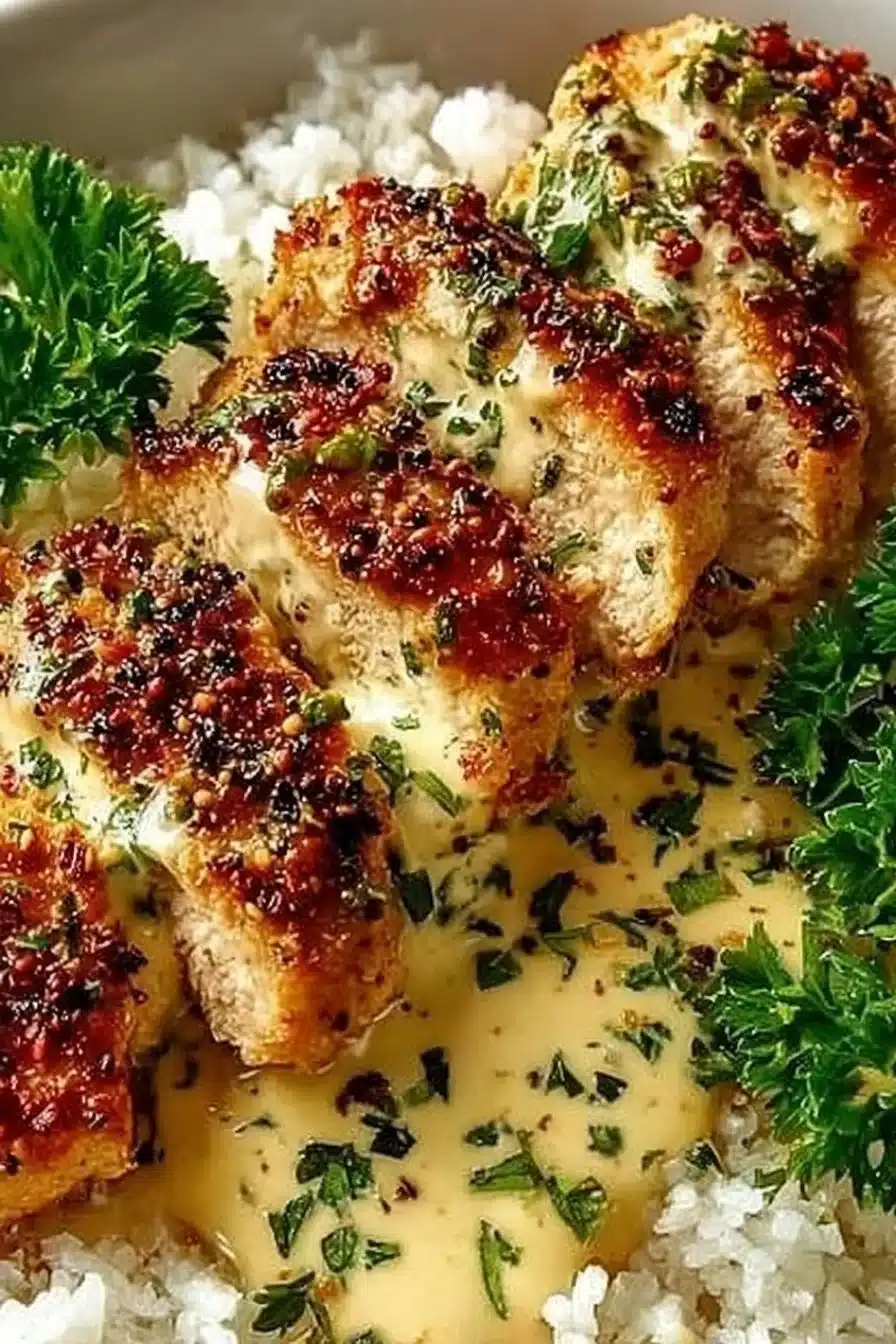 Creamy Garlic Chicken Bowls for Meal Prep and Quick Lunches 2 Creamy Garlic Chicken Bowls