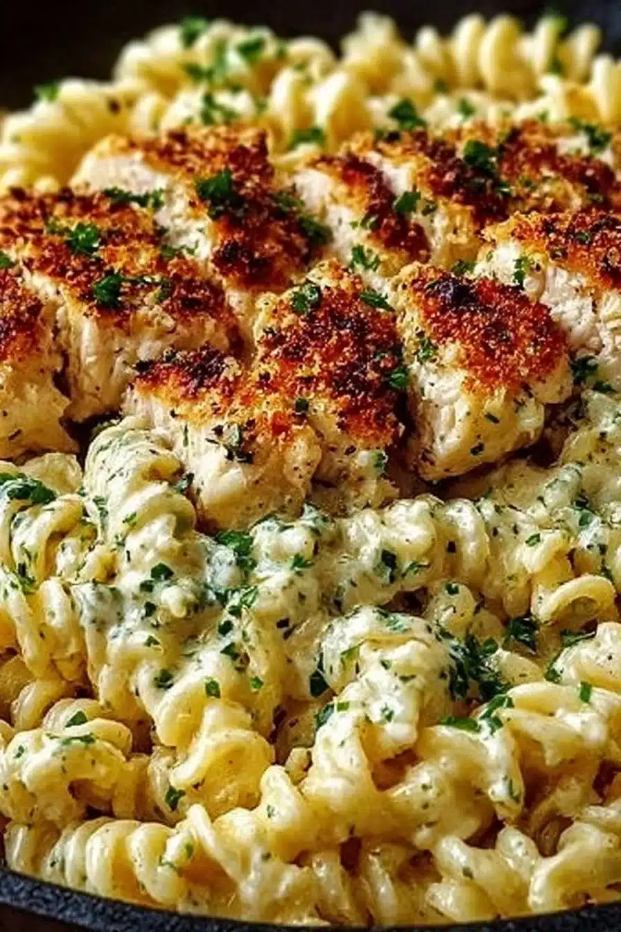 Creamy Garlic Parmesan Chicken Pasta - Easy Weeknight Dinner 2 Creamy Chicken Garlic Parmesan Pasta
