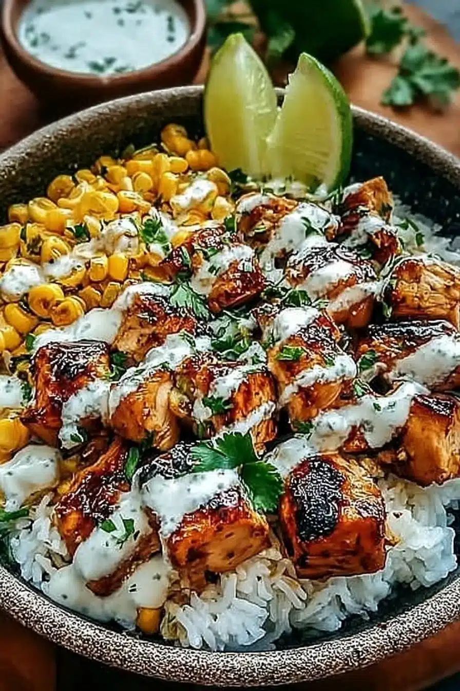Easy Street Corn Chicken Rice Bowl