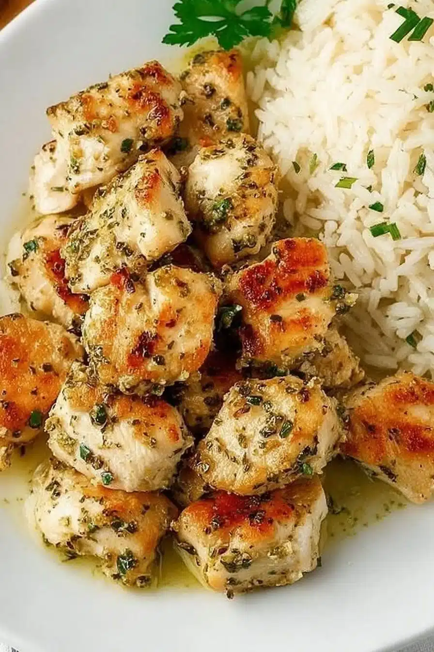 Garlic Chicken Bites