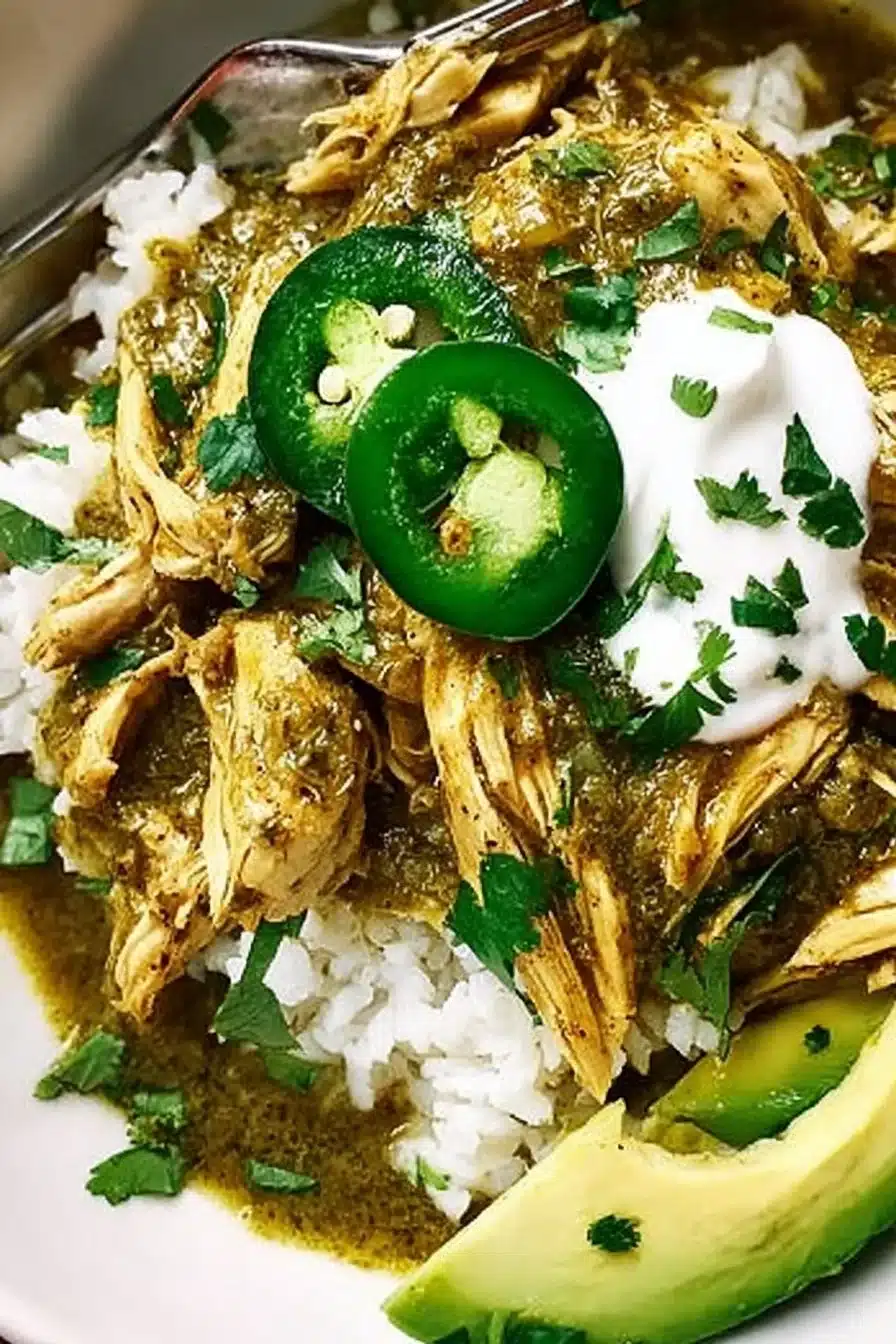 Green Sauce Slow Cooker Chicken
