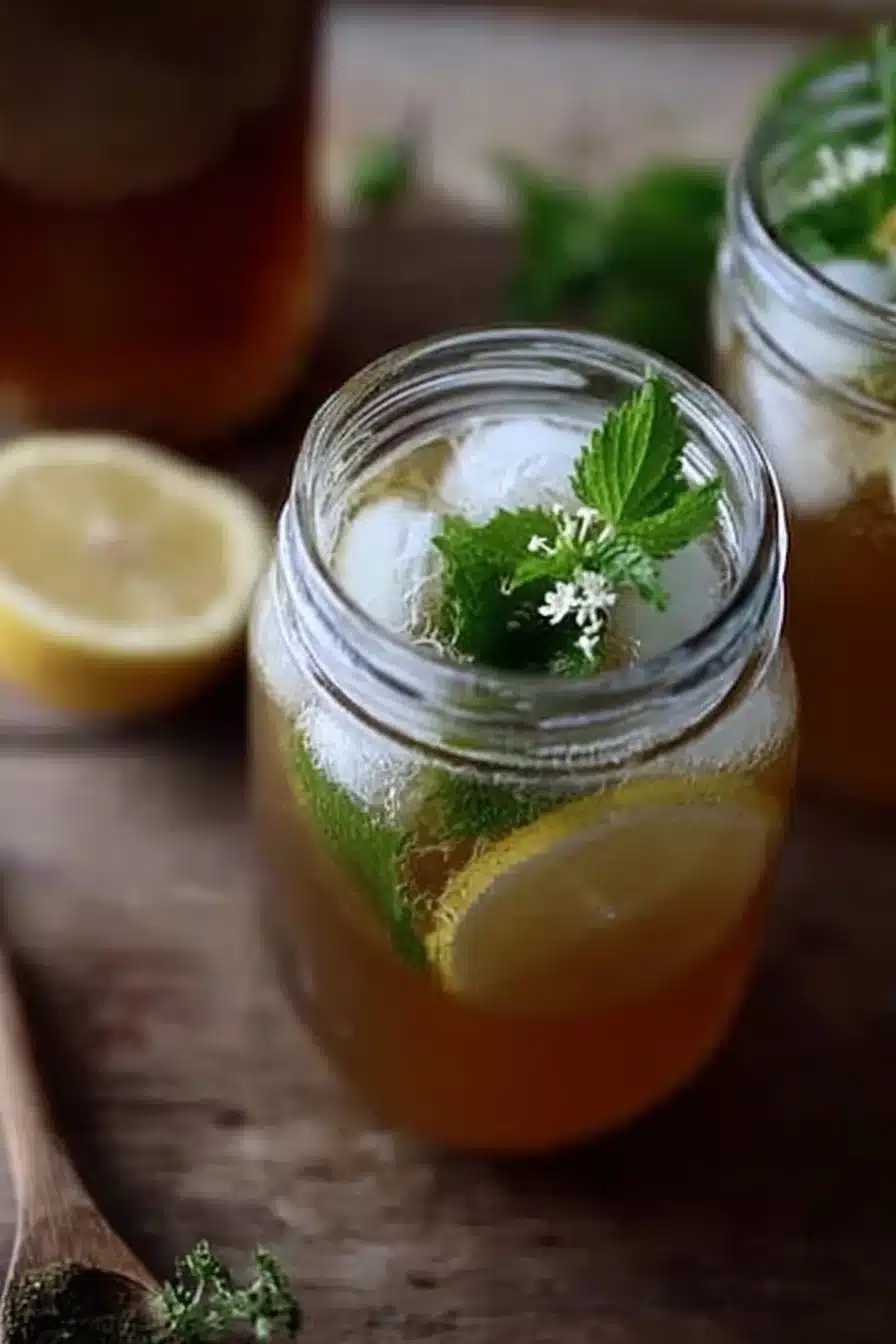 Easy Herbal Nettle Iced Tea Everyone Can Make at Home 2 Herbal Nettle Iced Tea