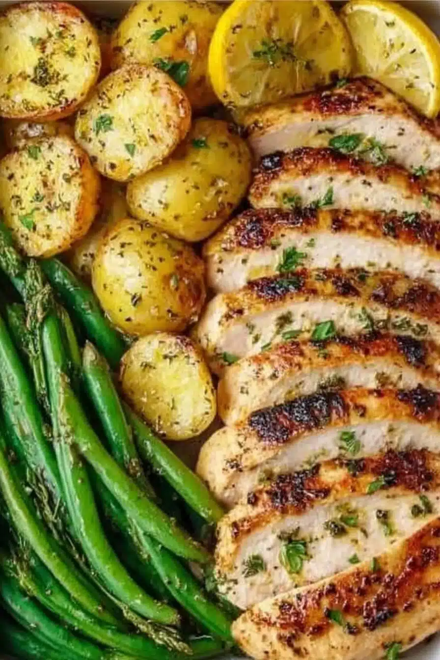 Lemon Garlic Chicken Meal Prep