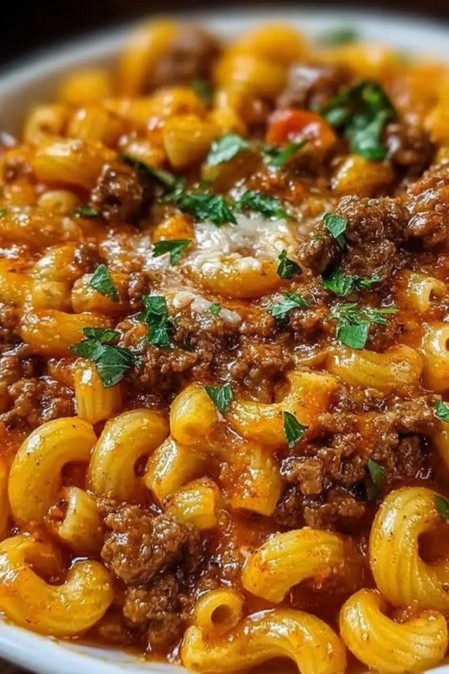 Easy One Pot Beefaroni for Hearty Family Dinners 2 One Pot Beefaroni