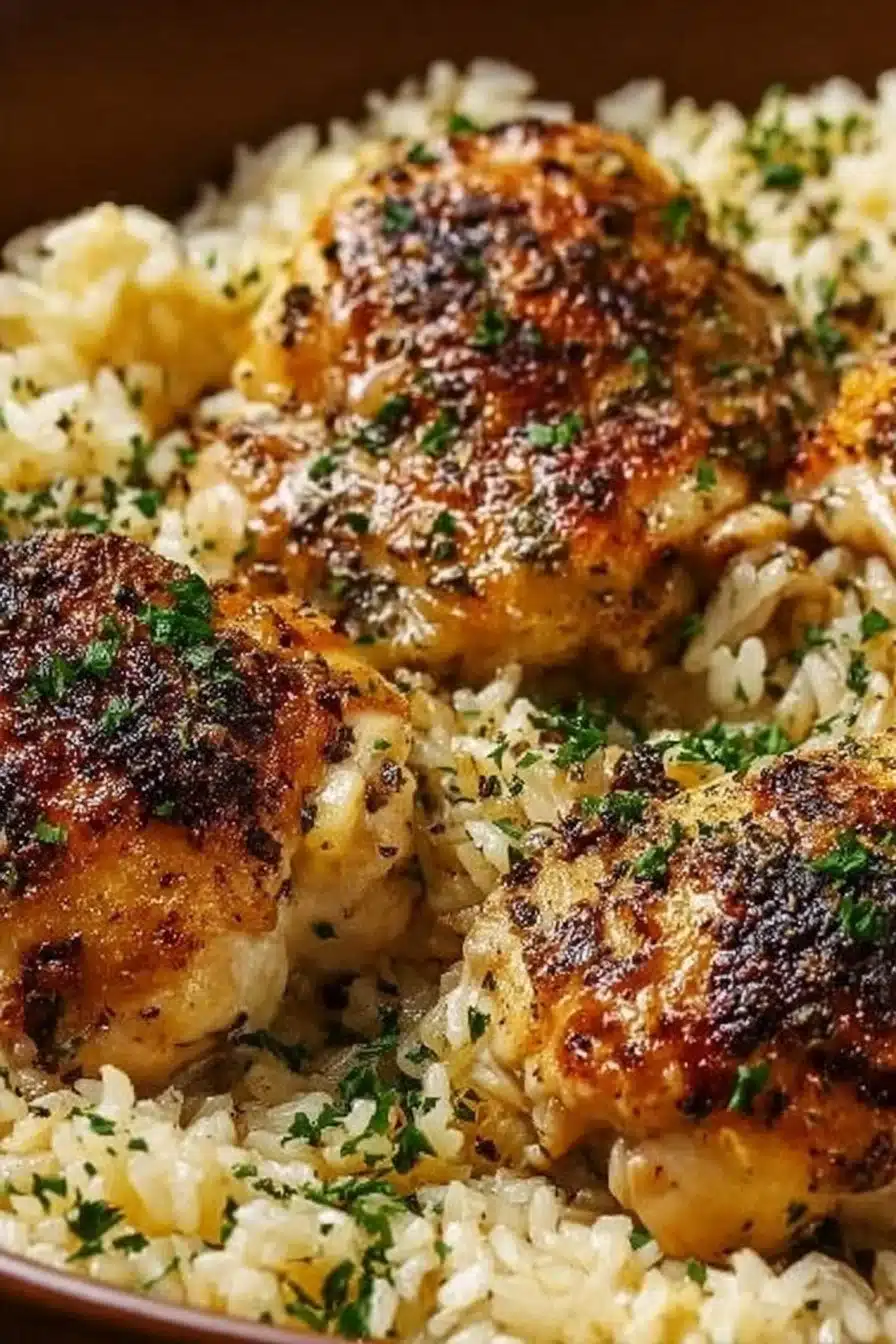 Oven-Baked Chicken and Rice Recipe for Easy Family Dinners 2 Oven-Baked Chicken and Rice Recipe