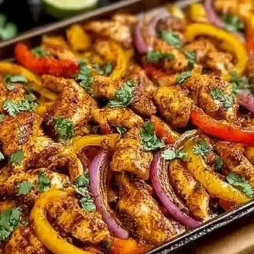 Sheet-Pan Chicken Fajitas with Peppers - Easy Weeknight Dinner 3 sheet pan chicken fajitas with peppers easy week 2026 05 14 151036 1024x574 1