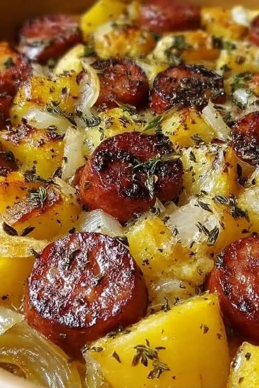 Smoked Sausage and Potato Bake