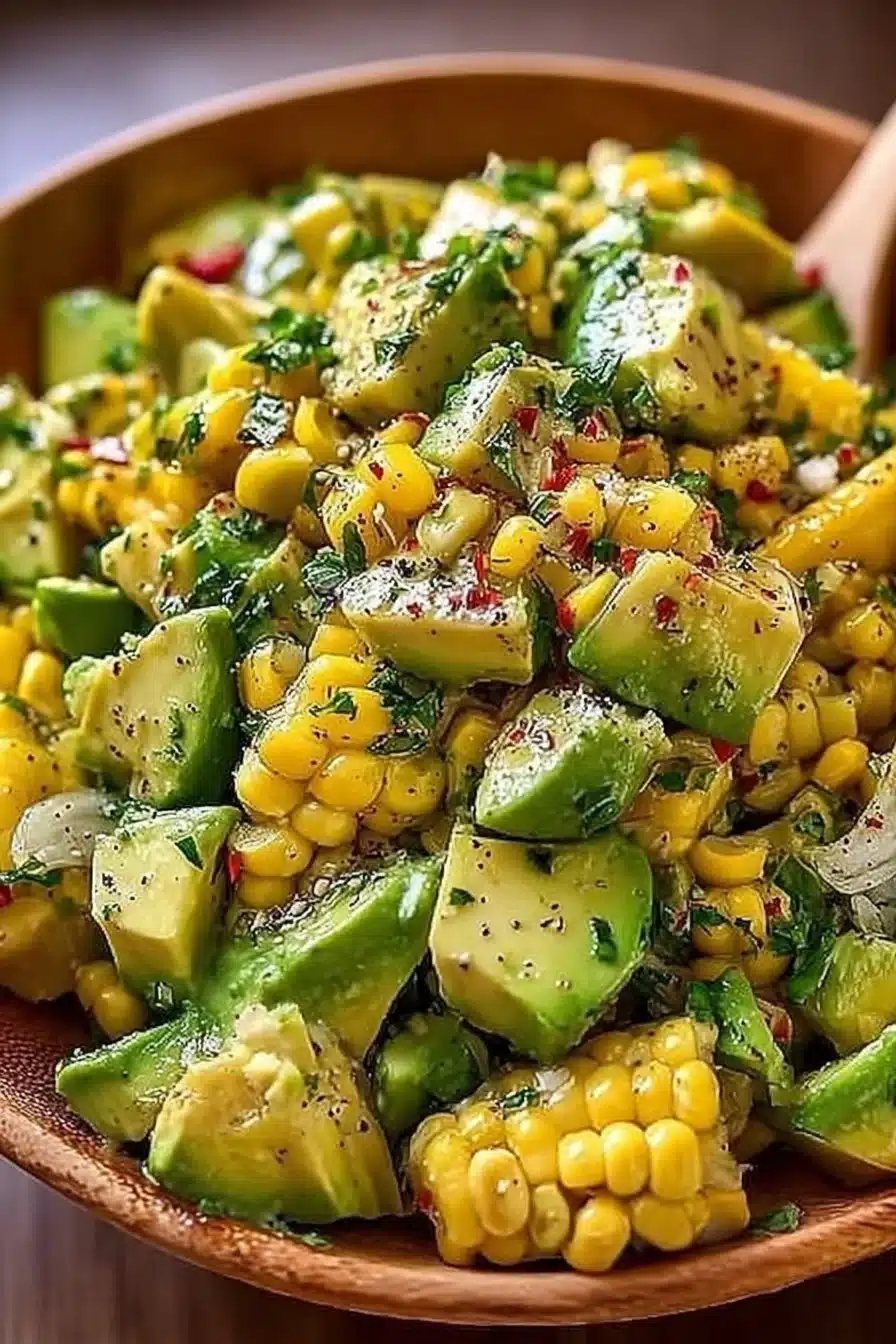 Corn Avocado Salad Quick and Easy Recipe