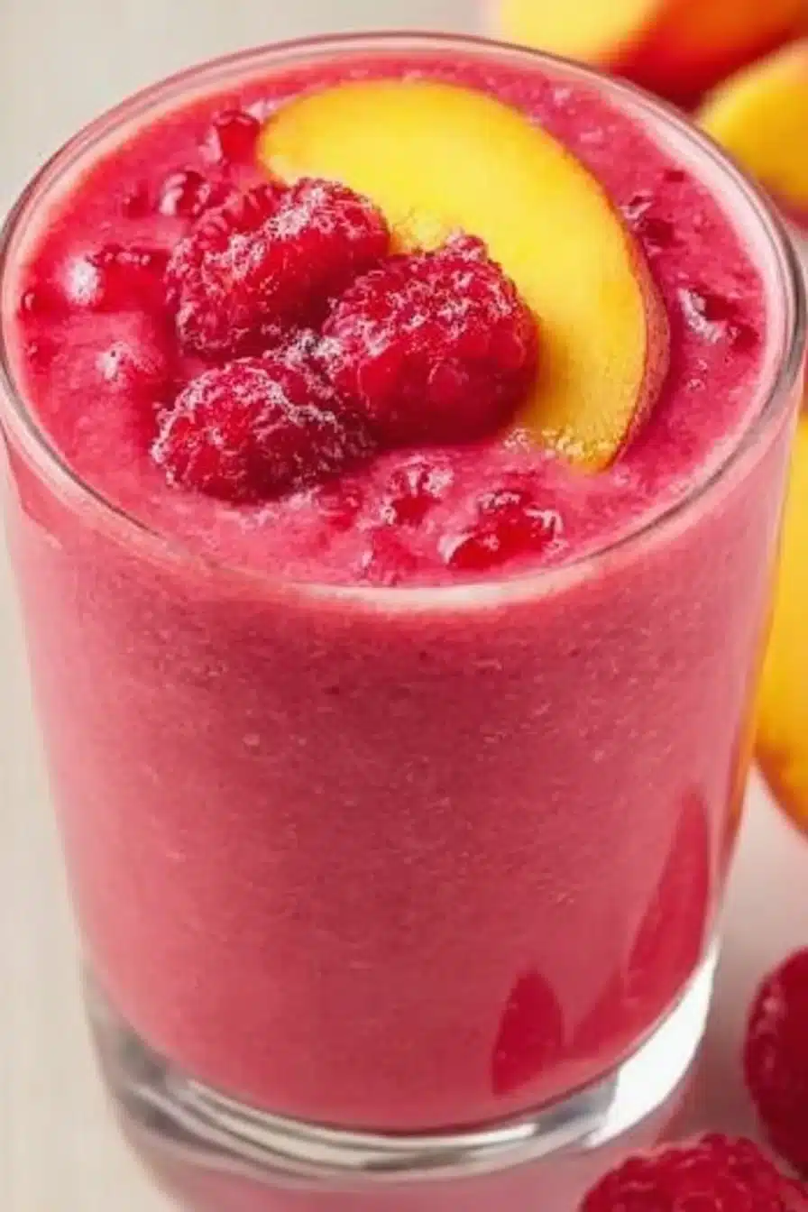 Raspberry Peach Smoothie Recipe: Fresh & Creamy Health Boost 2 Raspberry Peach Smoothie