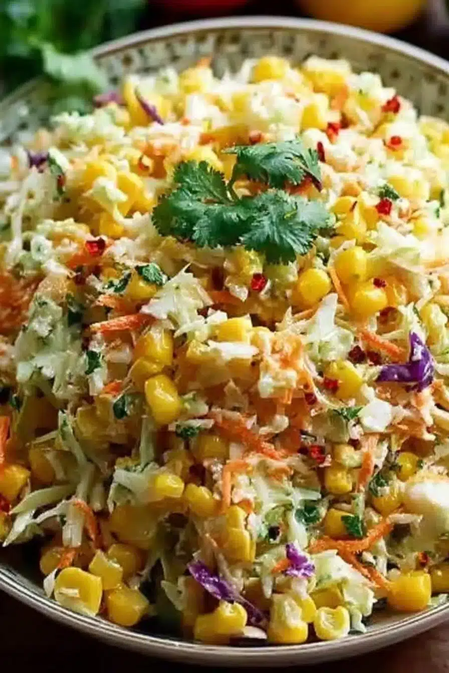 How to make Spicy Corn Slaw? 2 Spicy Corn Slaw